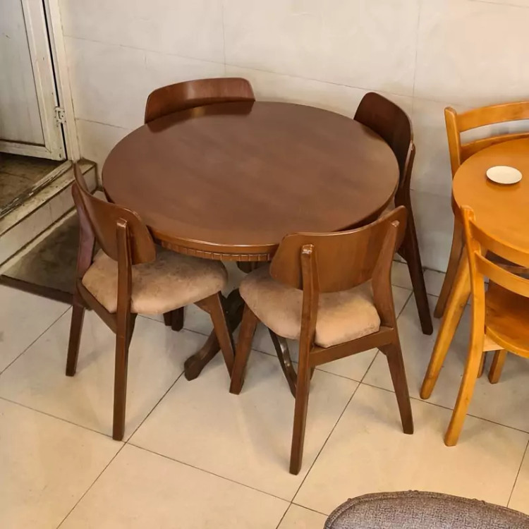 میز ناهار خوری 4 نفره میزه گرد پسکرایه