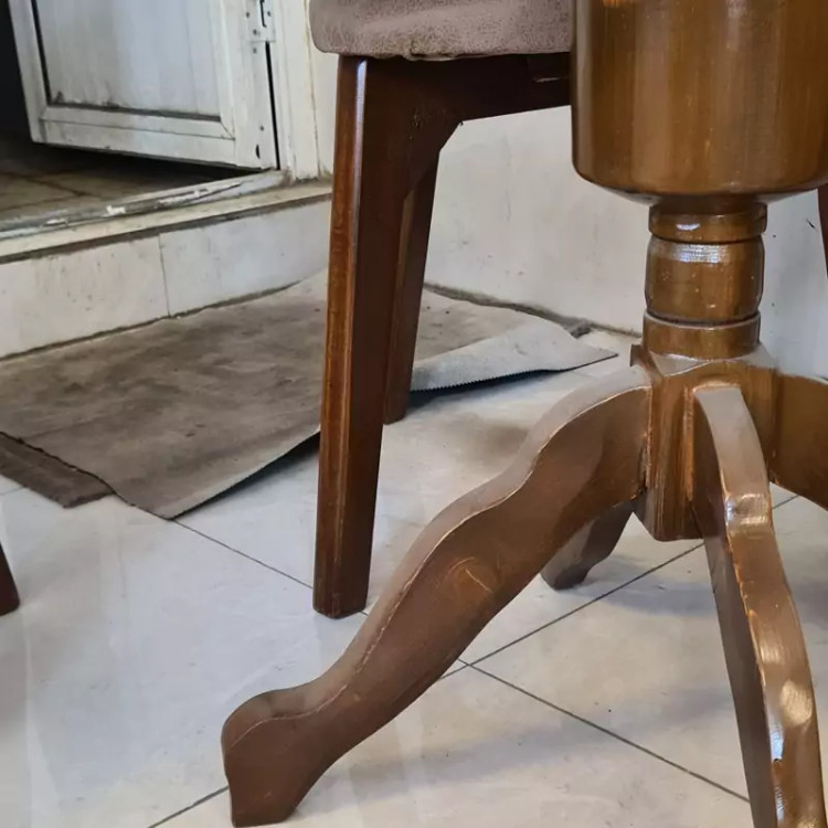 میز ناهار خوری 4 نفره میزه گرد پسکرایه