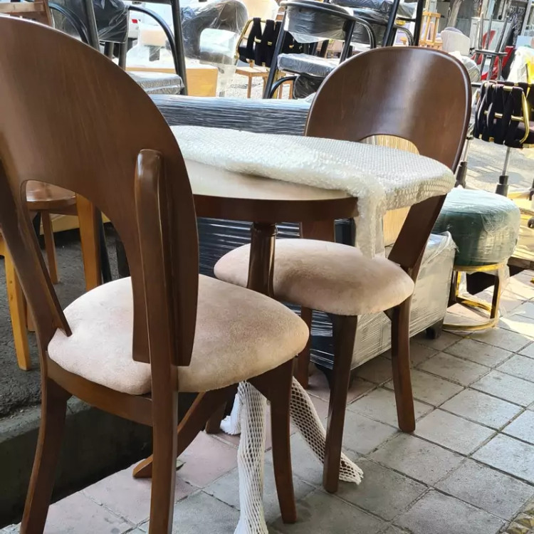 میز ناهار خوری 2 نفره مدل نعل اسبی پسکرایه