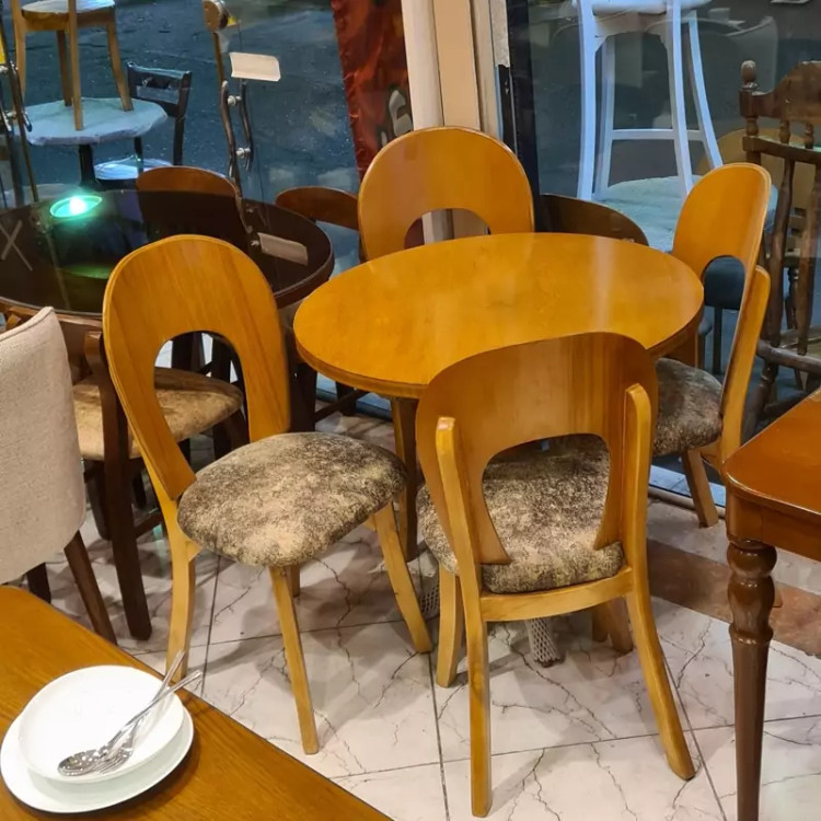 میز ناهار خوری 4نفره مدل نعل اسبی پسکرایه