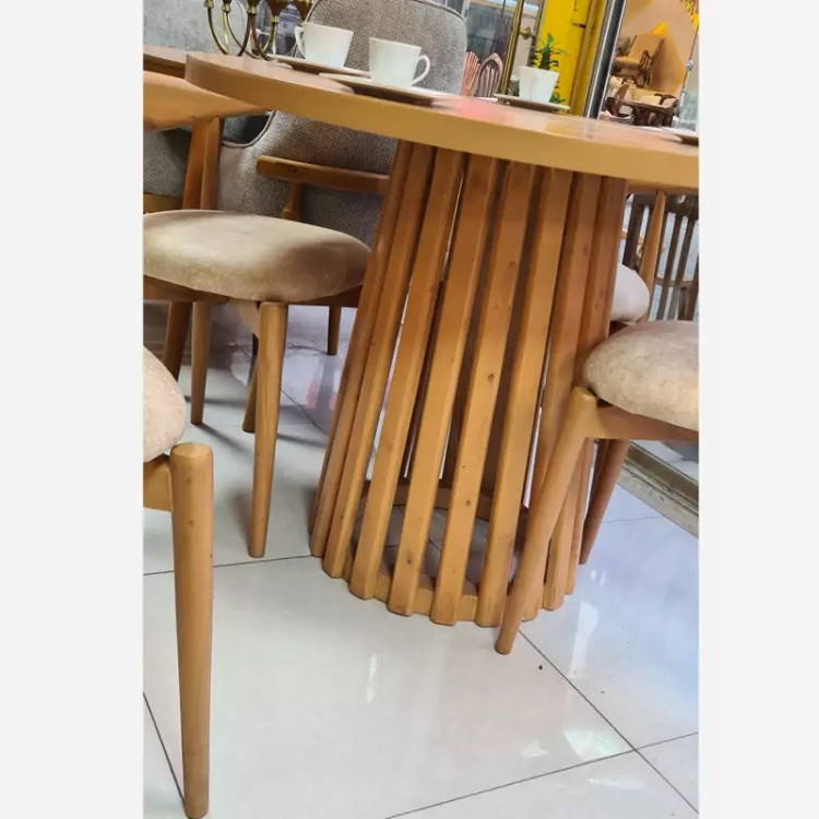 میز ناهار خوری 4 نفره مدل موج پسکرایه
