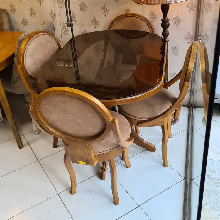 میز ناهار خوری 4 نفره مدل پاتریس پسکرایه