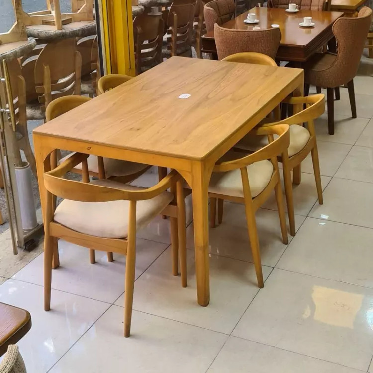 میز ناهار خوری 6 نفره مدل راشین پسکرایه