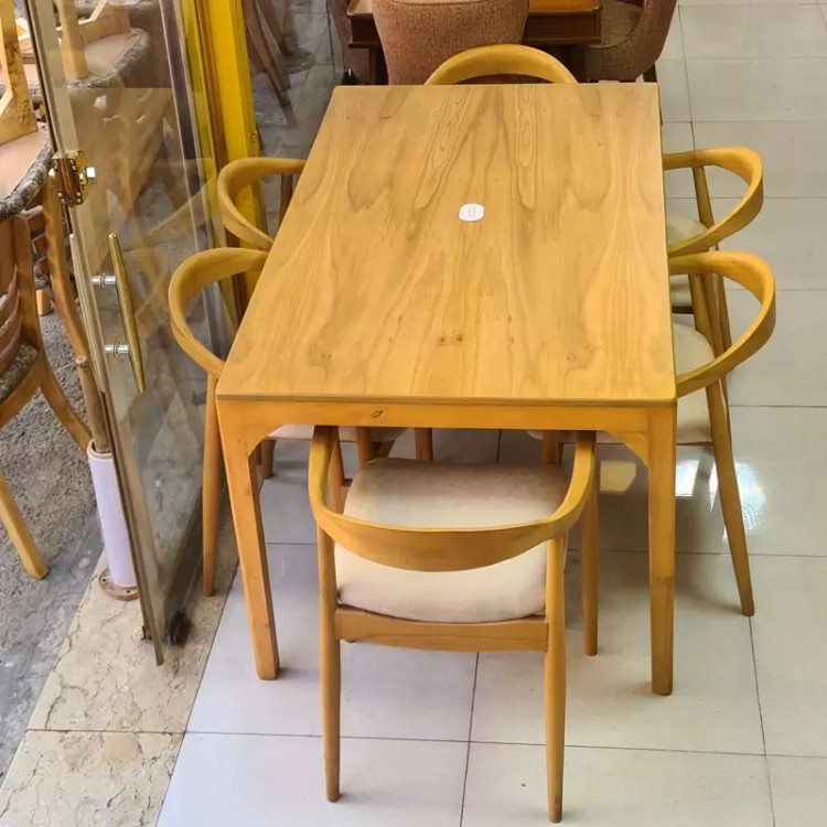 میز ناهار خوری 6 نفره مدل راشین پسکرایه