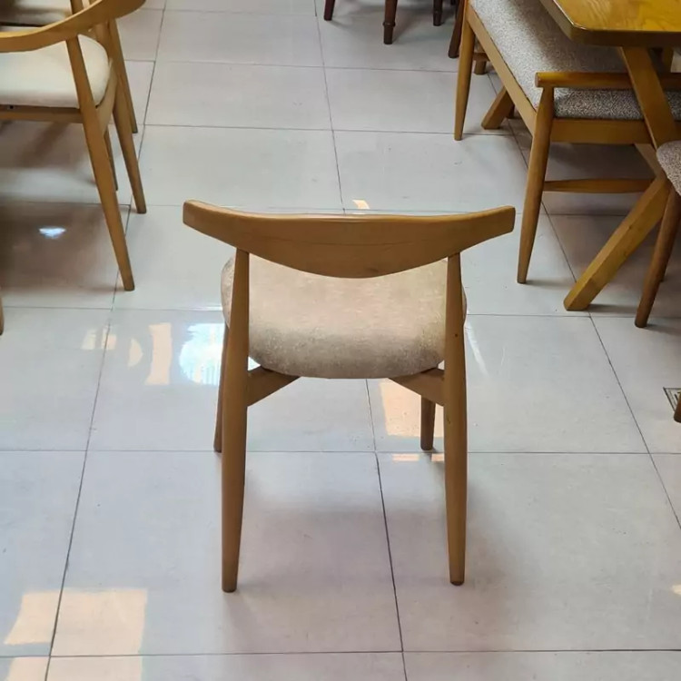 صندلی مدل موج چوبه راش پسکرایه