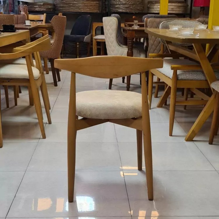 صندلی مدل موج چوبه راش پسکرایه