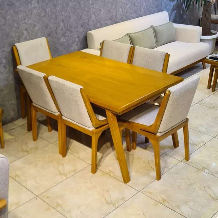 میز ناهار خوری 6نفره مدل کنزو پسکرایه