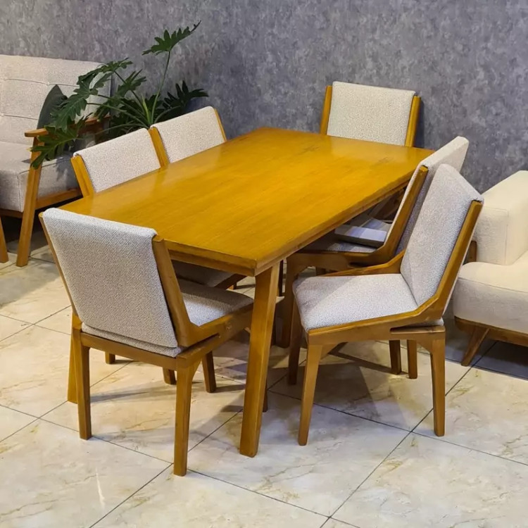 میز ناهار خوری 6نفره مدل کنزو پسکرایه