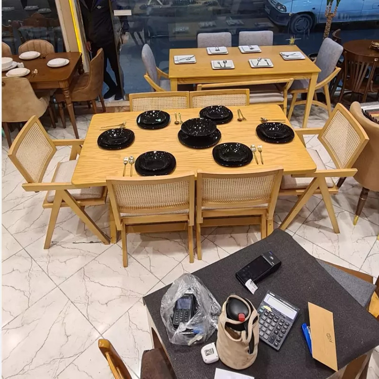 میز ناهار خوری 6نفره مدل مینرال پسکرایه
