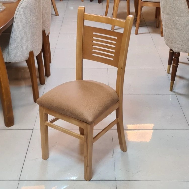 میز ناهار خوری 4نفره مدل آبشار فندقی روشن پسکرایه