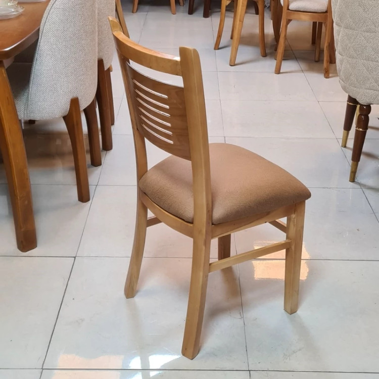 میز ناهار خوری 4نفره مدل آبشار فندقی روشن پسکرایه