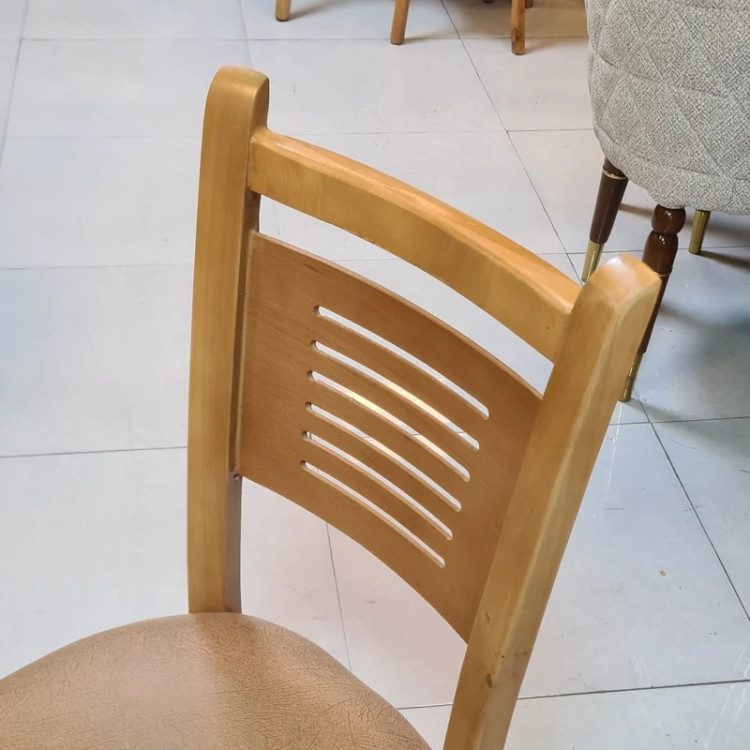 میز ناهار خوری 4نفره مدل آبشار فندقی روشن پسکرایه