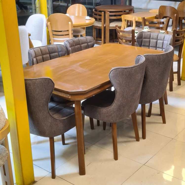 میز ناهار خوری 6نفره مدل سلطان پسکرایه