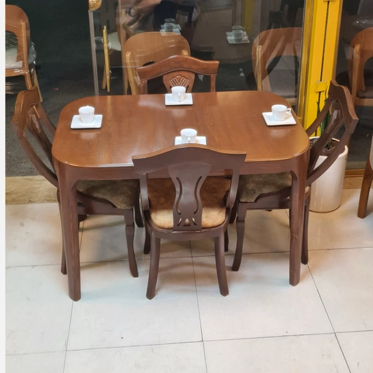 میز ناهار خوری 4نفره مدل گیتاری پسکرایه