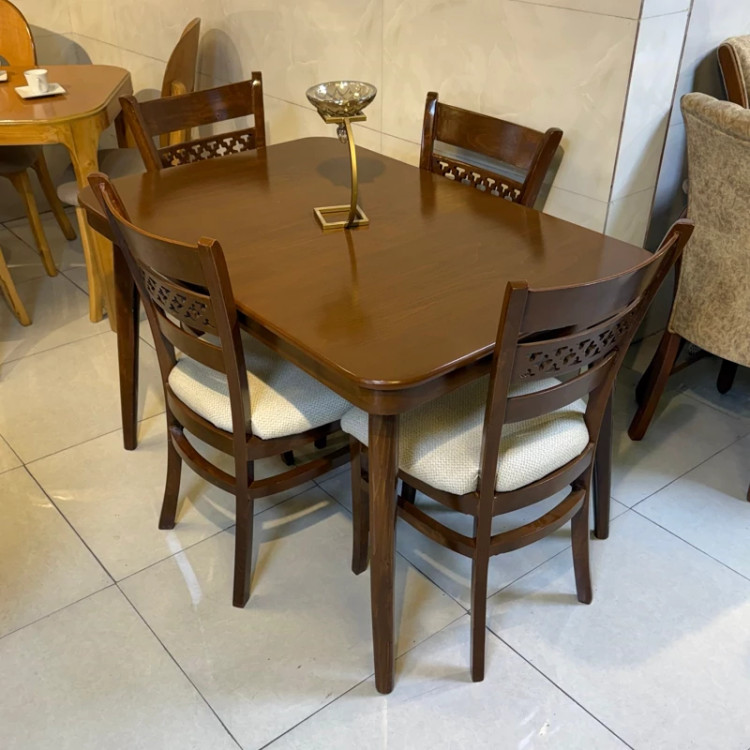 میز ناهار خوری 4نفره مدل ستاره پسکرایه