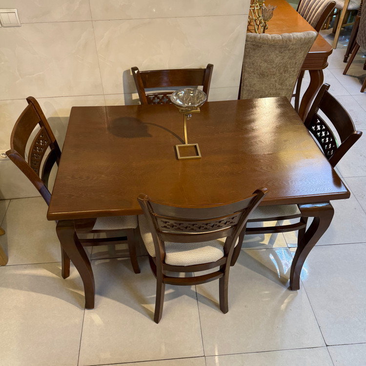 میز ناهار خوری 4 نفره مدل سم آهویی پسکرایه